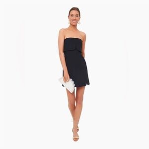 ALEXIS Onyx Katerin Black Strapless Mini Dress Size Large